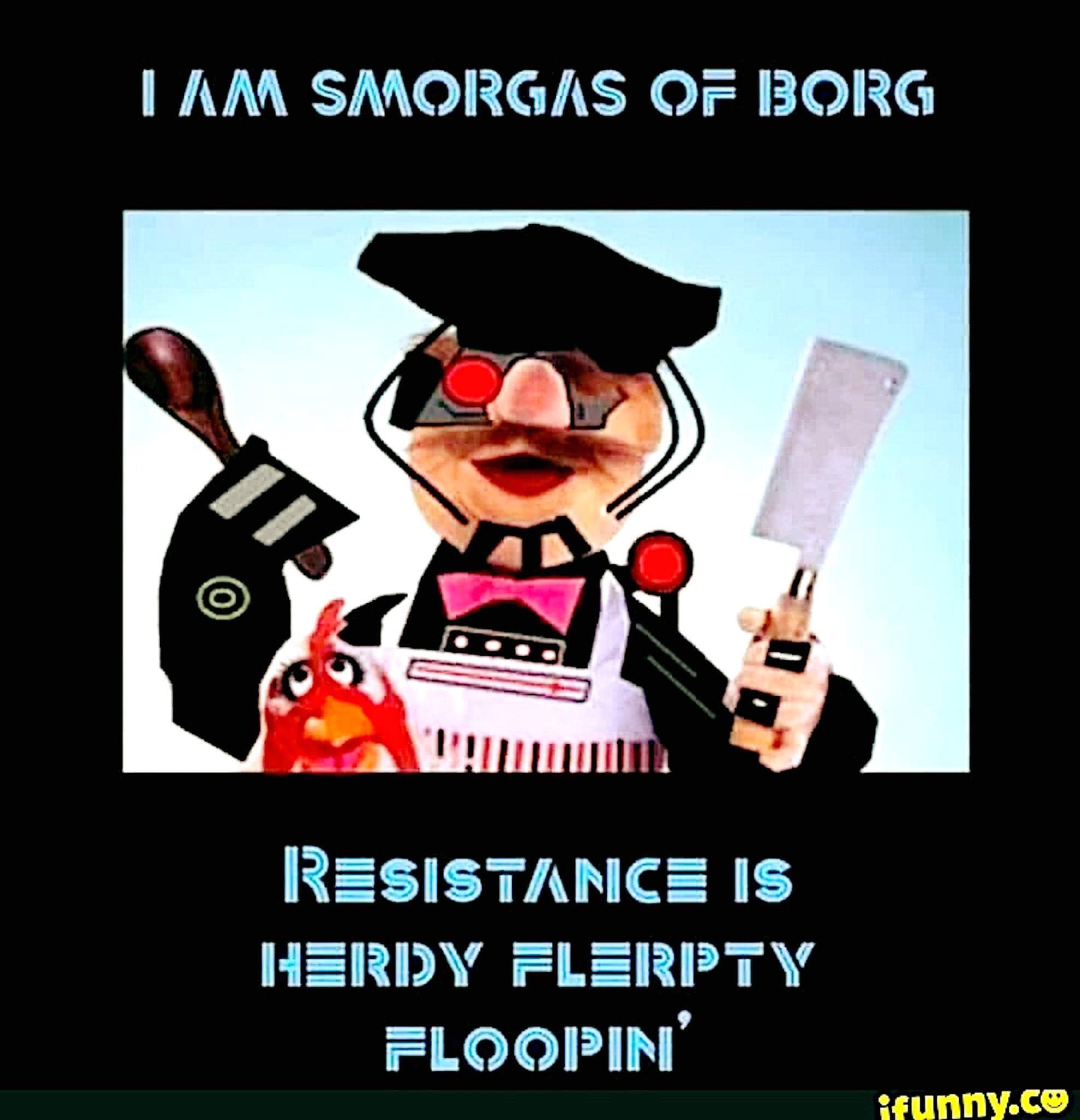 The meme is an image of the character Dr. Evil from the Austin Powers movies, but with a Star Wars twist. The image shows Dr. Evil wearing a Stormtrooper helmet and holding a lightsaber, with the caption "I am Dr. Evil, and I will not be ignored... I am the master of the dark side... Resistance is futile...".